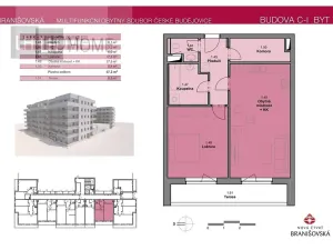 Prodej bytu 2+kk, České Budějovice, Čakovská, 67 m2