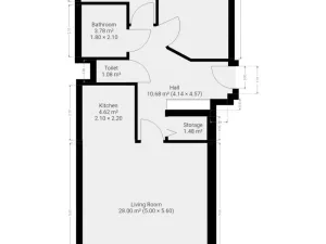 Pronájem bytu 3+kk, Praha - Vršovice, Košická, 81 m2
