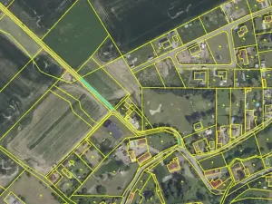 Dražba pozemku, Lešany, 245 m2