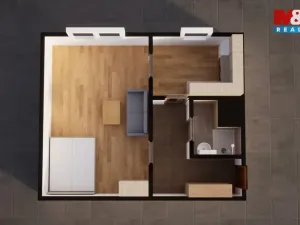 Pronájem bytu 1+1, Liberec, Borový vrch, 38 m2