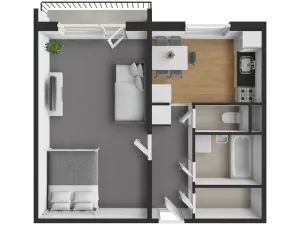Prodej bytu 1+1, Hradec Králové, Pod Zámečkem, 40 m2