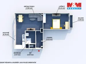 Pronájem bytu 2+kk, Příbram - Příbram VII, Bratří Čapků, 50 m2