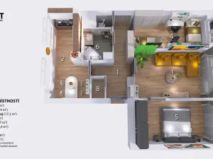 Prodej bytu 3+1, Praha - Libeň, Matějkova, 77 m2