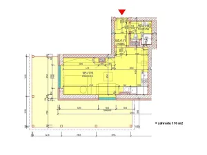 Pronájem bytu 1+kk, Brno, Husovická, 31 m2