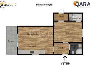 Pronájem bytu 2+kk, Beroun - Beroun-Město, Na Vinici, 45 m2