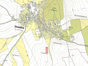 Prodej pole, Dnešice, 3831 m2