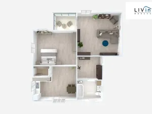 Pronájem bytu 3+kk, Olomouc, Husitská, 77 m2