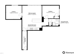 Pronájem bytu 3+kk, Beroun - Beroun-Město, Plzeňská, 72 m2