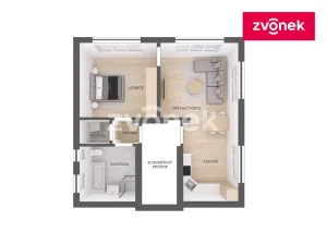 Pronájem rodinného domu, Zlín - Kostelec, Lešenská, 150 m2