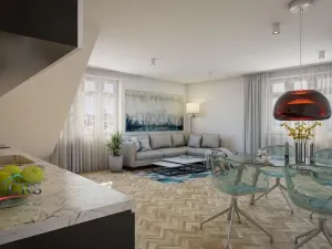 Prodej bytu 3+kk, Praha - Bubeneč, Na hutích, 124 m2