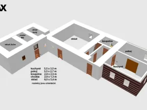 Prodej chalupy, Bílý Újezd - Roudné, 90 m2