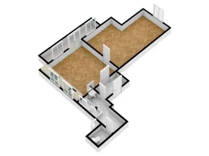 Pronájem bytu 2+kk, Praha - Podolí, Pravá, 50 m2