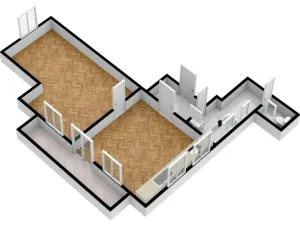 Pronájem bytu 2+kk, Praha - Podolí, Pravá, 50 m2