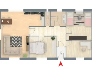 Prodej rodinného domu, Nesovice, 90 m2