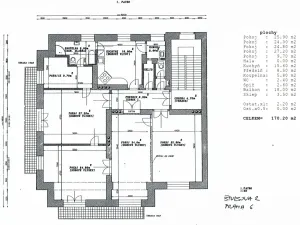 Pronájem bytu 5+1, Praha - Bubeneč, Štursova, 149 m2