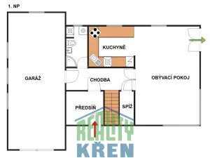 Prodej rodinného domu, Unhošť, V Topolech, 151 m2