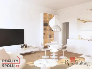 Prodej bytu 2+kk, Praha - Karlín, Pobřežní, 72 m2