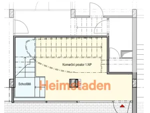 Pronájem kanceláře, Havířov - Město, nám. Republiky, 72 m2
