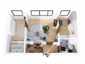 Pronájem bytu 2+1, Šternberk, Uničovská, 45 m2