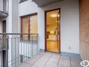 Pronájem bytu 1+kk, Praha - Podolí, Jeremenkova, 42 m2