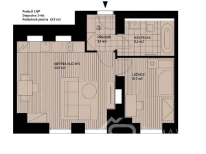Prodej bytu 2+kk, Čachrov - Javorná, 45 m2