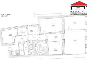 Pronájem kanceláře, Brno, Orlí, 171 m2