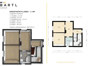 Pronájem bytu 4+1, Větřní - Němče, Okružní, 95 m2
