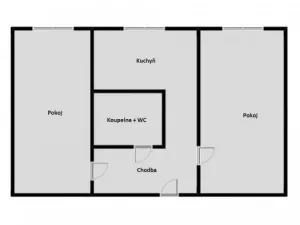 Prodej bytu 2+1, Bílina - Teplické Předměstí, Antonína Sovy, 52 m2