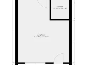 Pronájem bytu 1+kk, Praha - Vysočany, Poděbradská, 36 m2