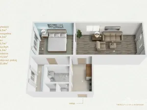 Prodej bytu 2+1, Nejdek, Okružní, 57 m2