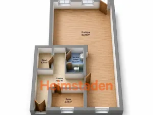 Pronájem obchodního prostoru, Ostrava - Moravská Ostrava, Zborovská, 89 m2