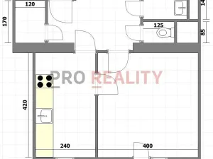 Pronájem bytu 1+1, Ostrava, Havlíčkovo náměstí, 42 m2
