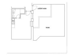 Prodej bytu 1+kk, Praha - Braník, Na vinohradu, 21 m2