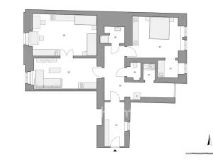 Prodej bytu 3+1, Praha - Malá Strana, Mělnická, 94 m2
