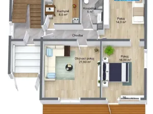 Prodej rodinného domu, Tři Dvory, 250 m2