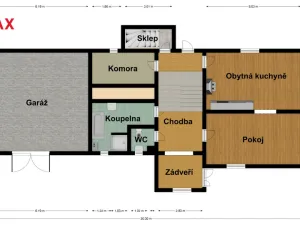Prodej rodinného domu, Nové Město nad Metují - Krčín, 1. máje, 97 m2
