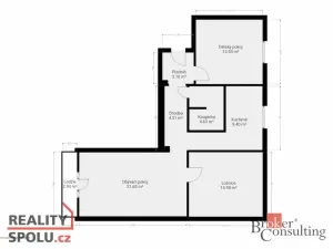 Prodej bytu 3+1, Plzeň - Doubravka, Moravská, 76 m2