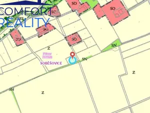 Prodej pole, Soběšovice, 916 m2