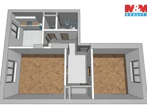 Prodej bytu 2+1, Žatec, Boženy Němcové, 71 m2