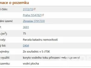 Prodej lesa, Praha, 2166 m2