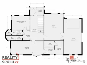 Pronájem rodinného domu, Průhonice, U Křížku, 447 m2