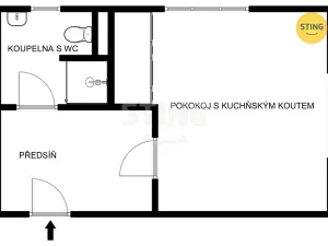 Prodej bytu 1+kk, Frýdek-Místek, 22 m2