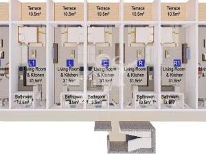 Prodej bytu 2+1, Agios Amvrosios Keryneias, Kypr, 76 m2