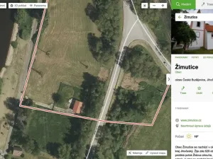 Prodej louky, Týn nad Vltavou, Hněvkovice na pravém břehu Vlt., 1648 m2