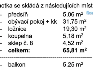 Prodej bytu 2+kk, Praha - Uhříněves, Karla Zicha, 66 m2