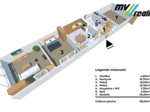 Prodej rodinného domu, Kostelní Lhota, 75 m2
