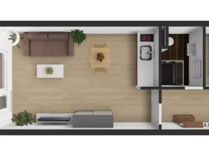 Pronájem bytu 1+kk, Pardubice, Lidmily Malé, 28 m2