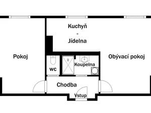 Prodej bytu 2+kk, Bernartice, 53 m2