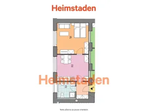 Pronájem bytu 1+1, Ostrava - Moravská Ostrava, Nedbalova, 46 m2