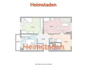 Pronájem bytu 3+1, Frýdek-Místek - Frýdek, Třanovského, 75 m2
